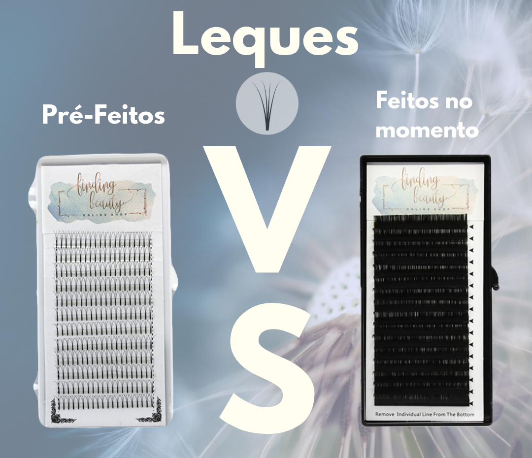 Leques de Pestanas: Pré-feitos ou feitos no momento?
