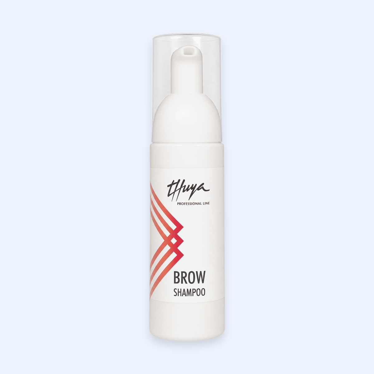 Champô de sobrancelhas Thuya Brow Shampoo em frasco doseador