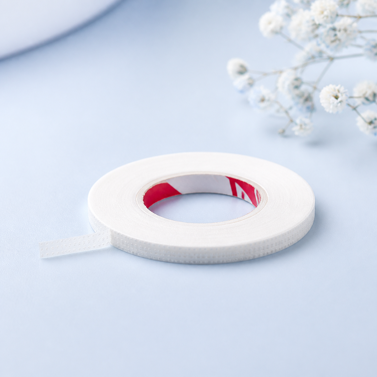 Fita japonesa respirável branca de 4 mm para extensões de pestanas