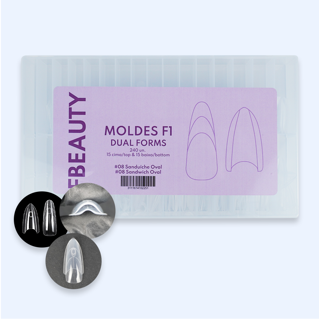 Moldes F1 FB #08 Sanduíche Oval