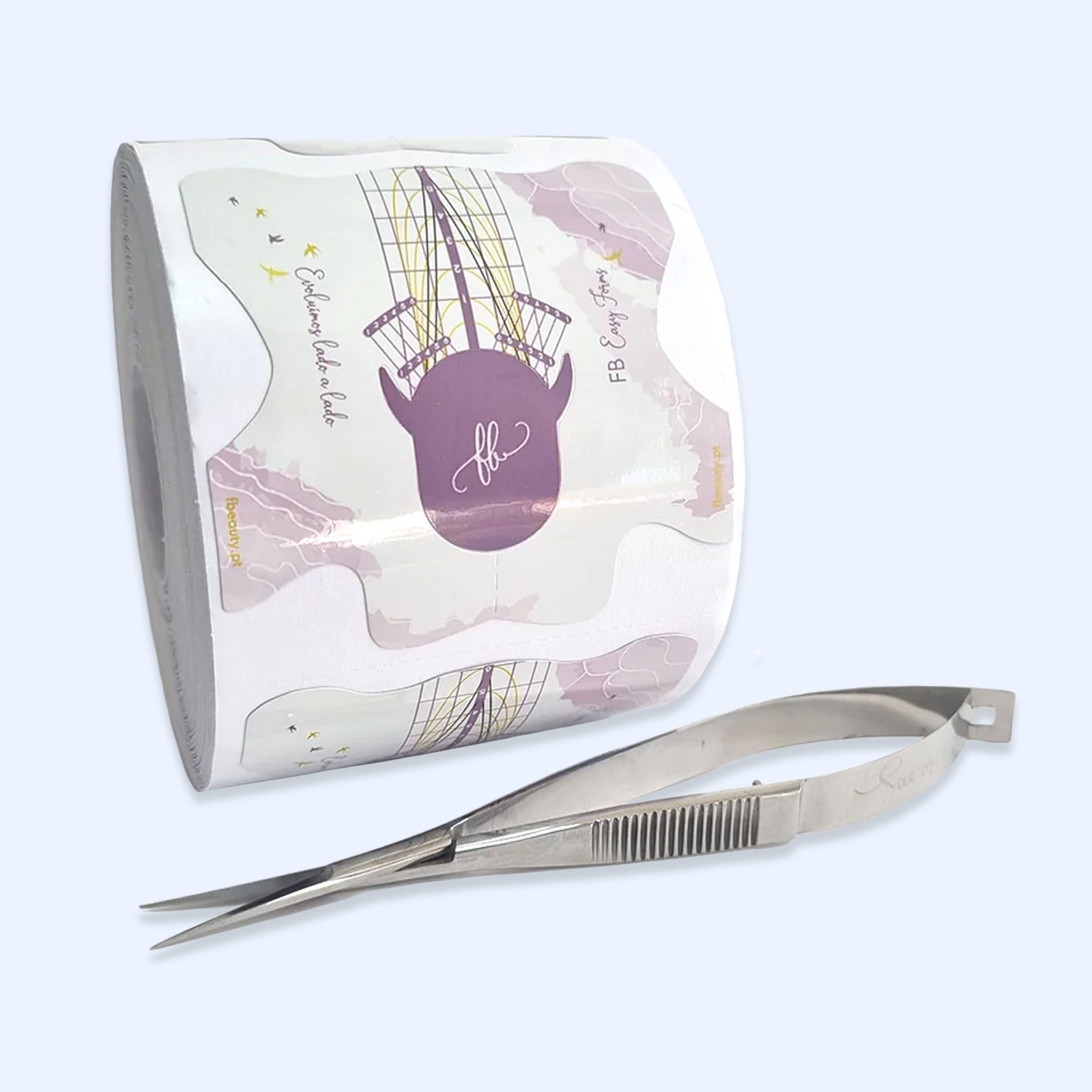 Kit FB Easy Forms - Moldes 175g + Micro Tesoura de precisão FB Scissor 13cm