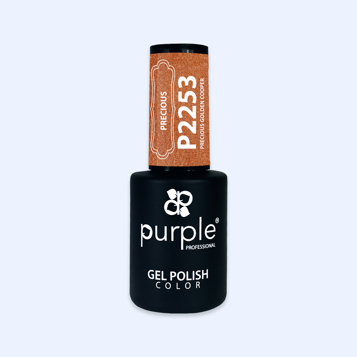 Verniz Gel Purple - Precious Golden Cooper P2253