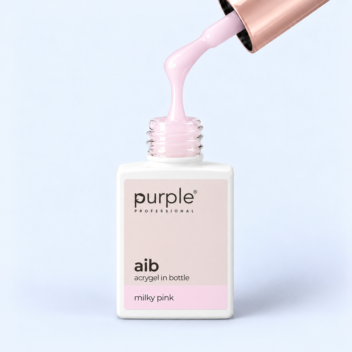 AIB - Acrygel in a Bottle Milky Pink - Purple