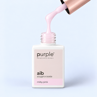 AIB - Acrygel in a Bottle Milky Pink - Purple