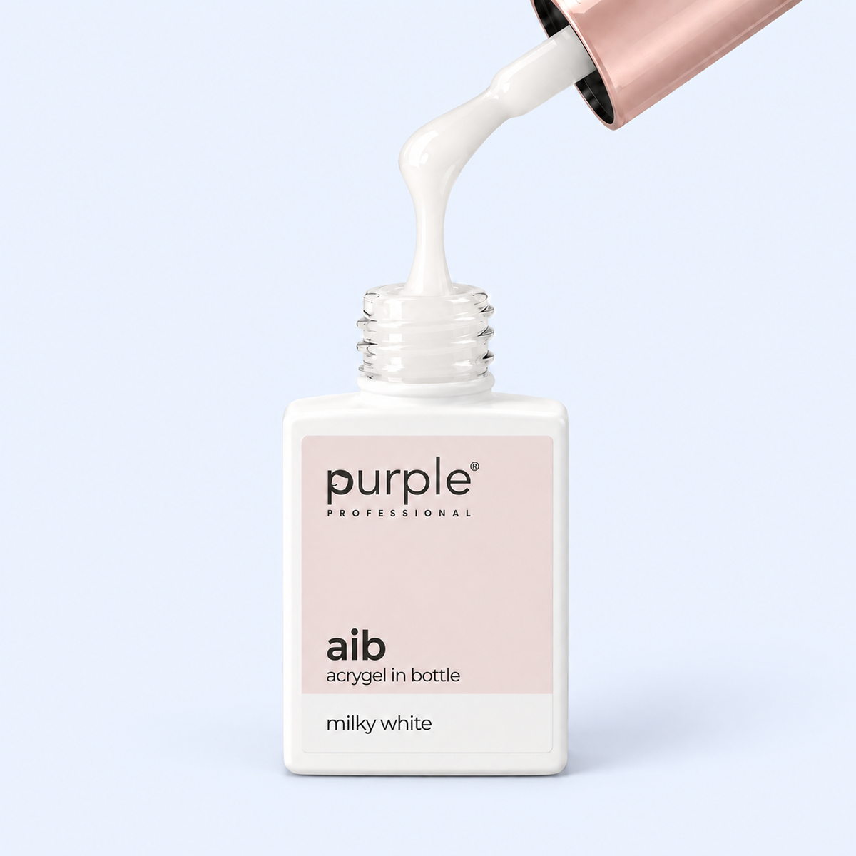 AIB - Acrygel in a Bottle Milky White - Purple