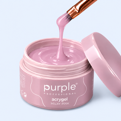 Acrygel Combi Milky Pink - Purple