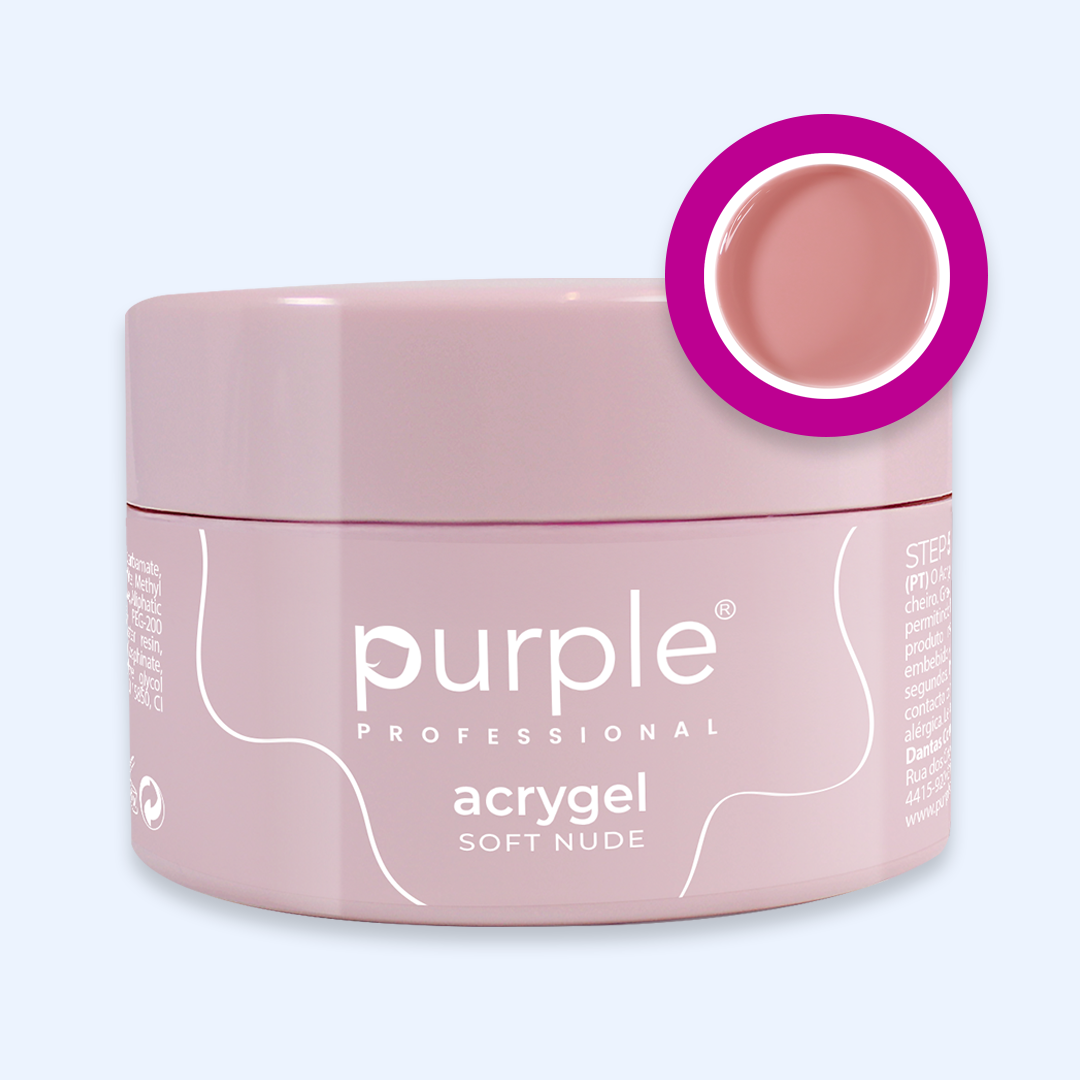 Acrygel Combi Soft Nude - Purple
