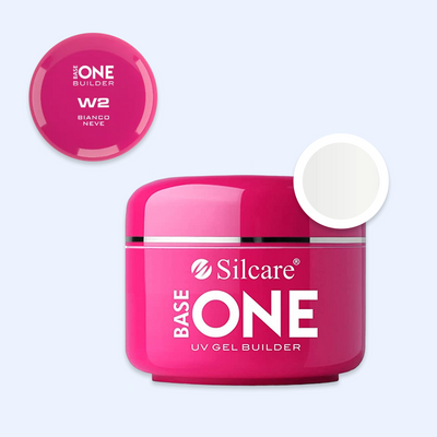Gel Base One Bianco Neve - Silcare