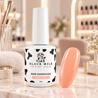 Rubber Base Subtel Pitch Black Milk, detalhe do produto