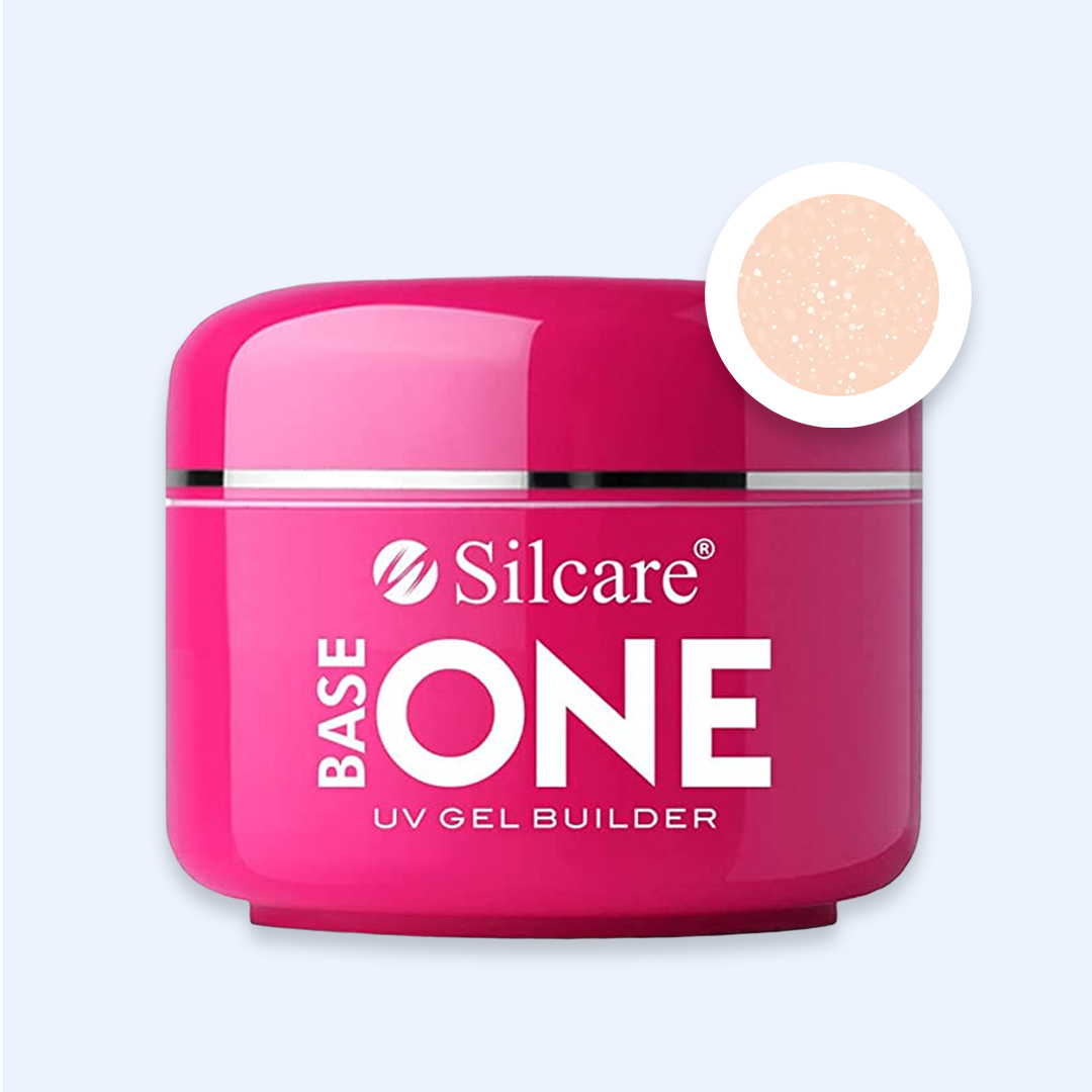 Gel Base One Shimmer Natural Beige - Silcare