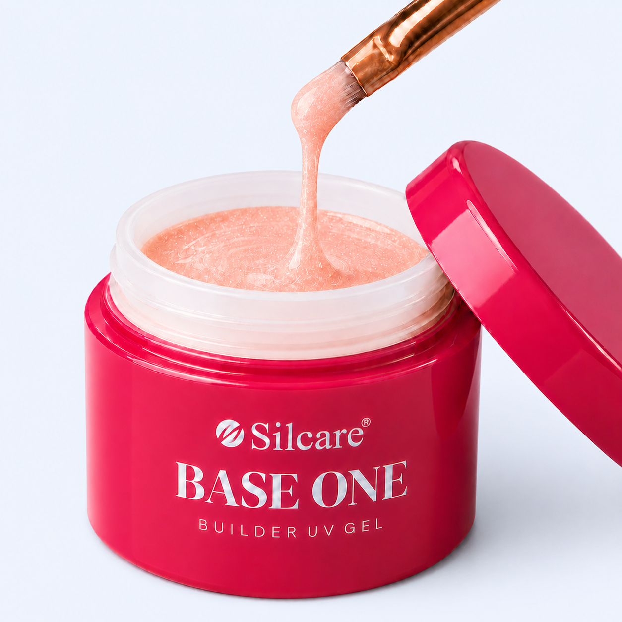 Gel Base One Shimmer Vanilla Rose - Silcare