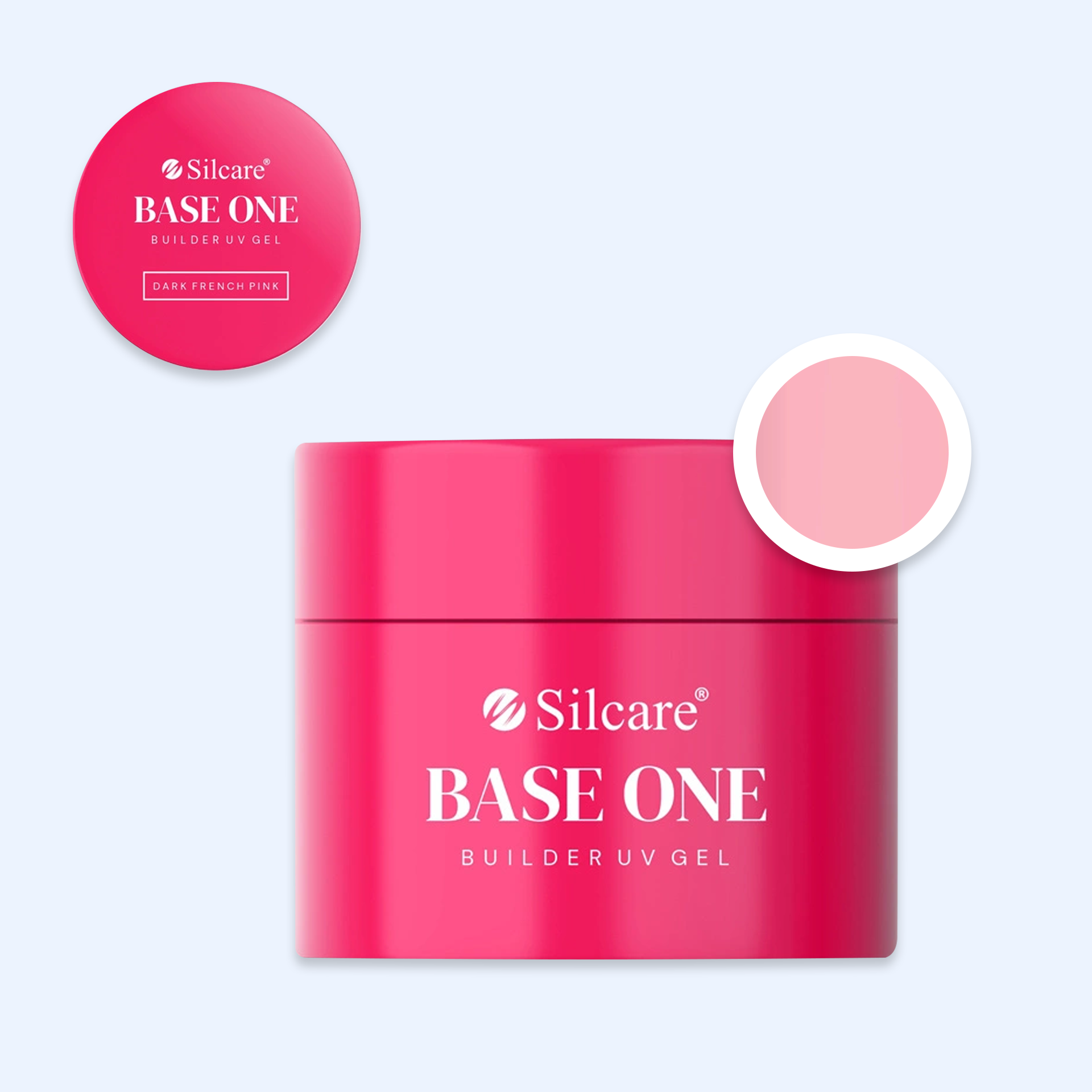 Gel Base One Dark French Pink - Silcare