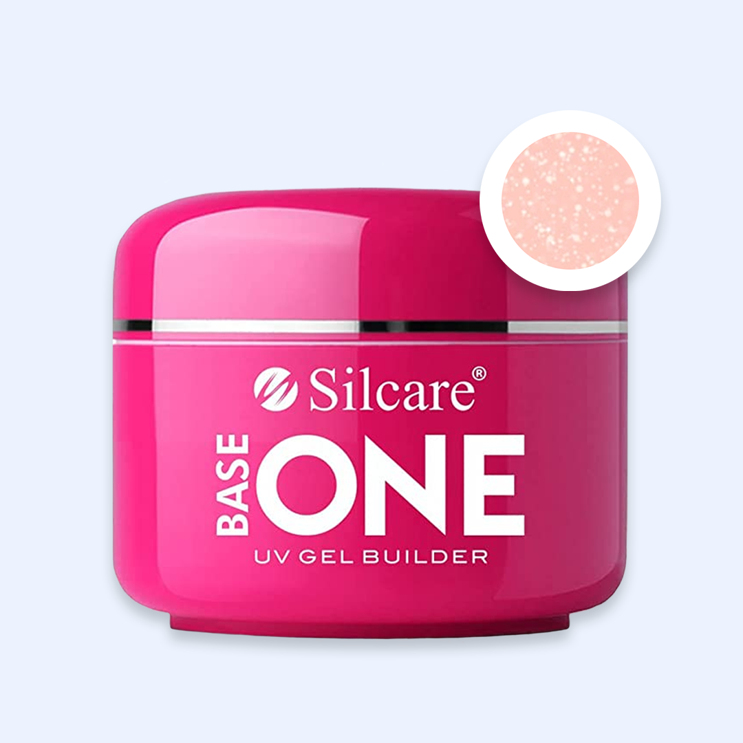 Gel Base One Shimmer Vanillia Rose - Silcare