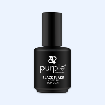 Black Flake No Wipe Top Coat 15ml