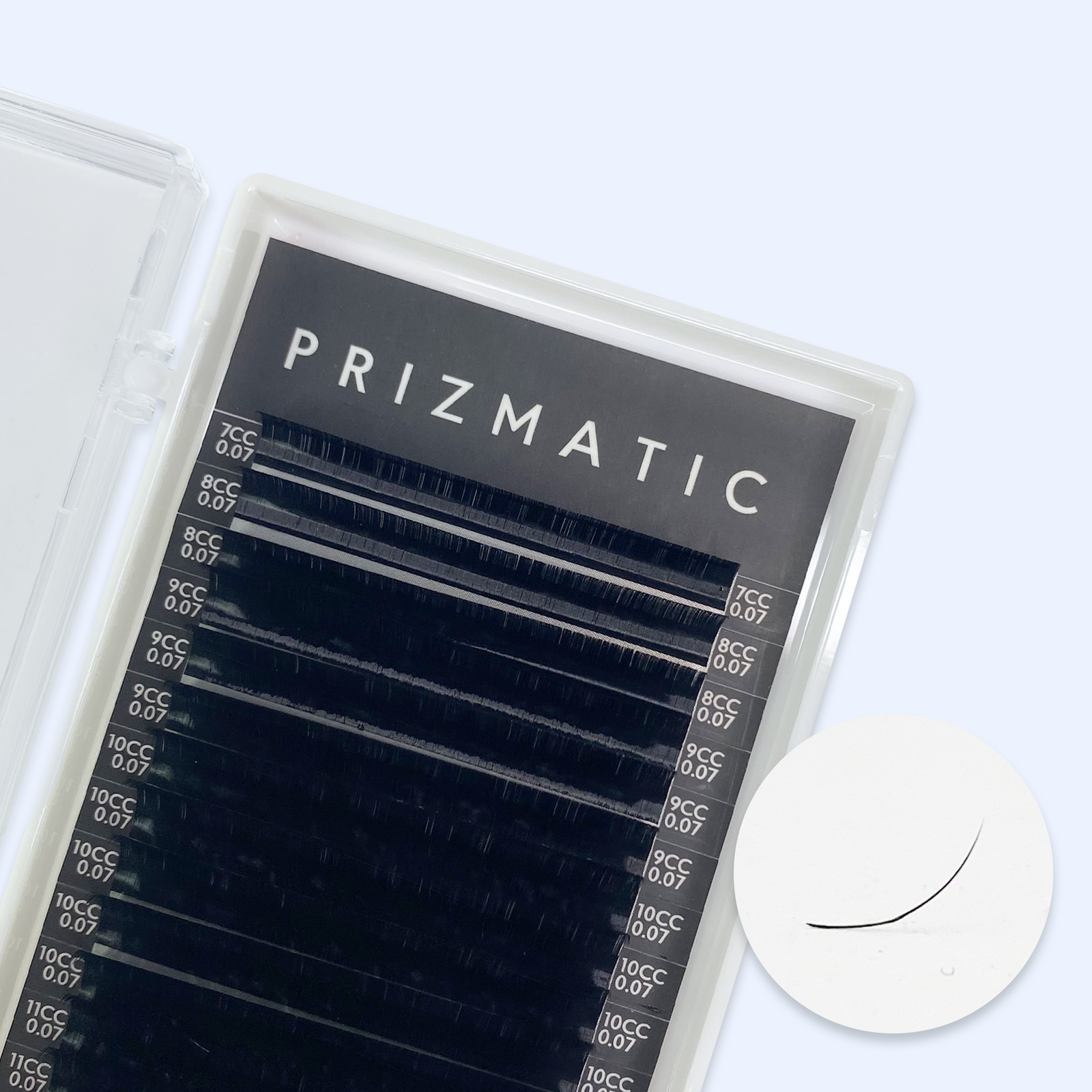 Pestanas Black Prizmatic 0.07 Sculptor