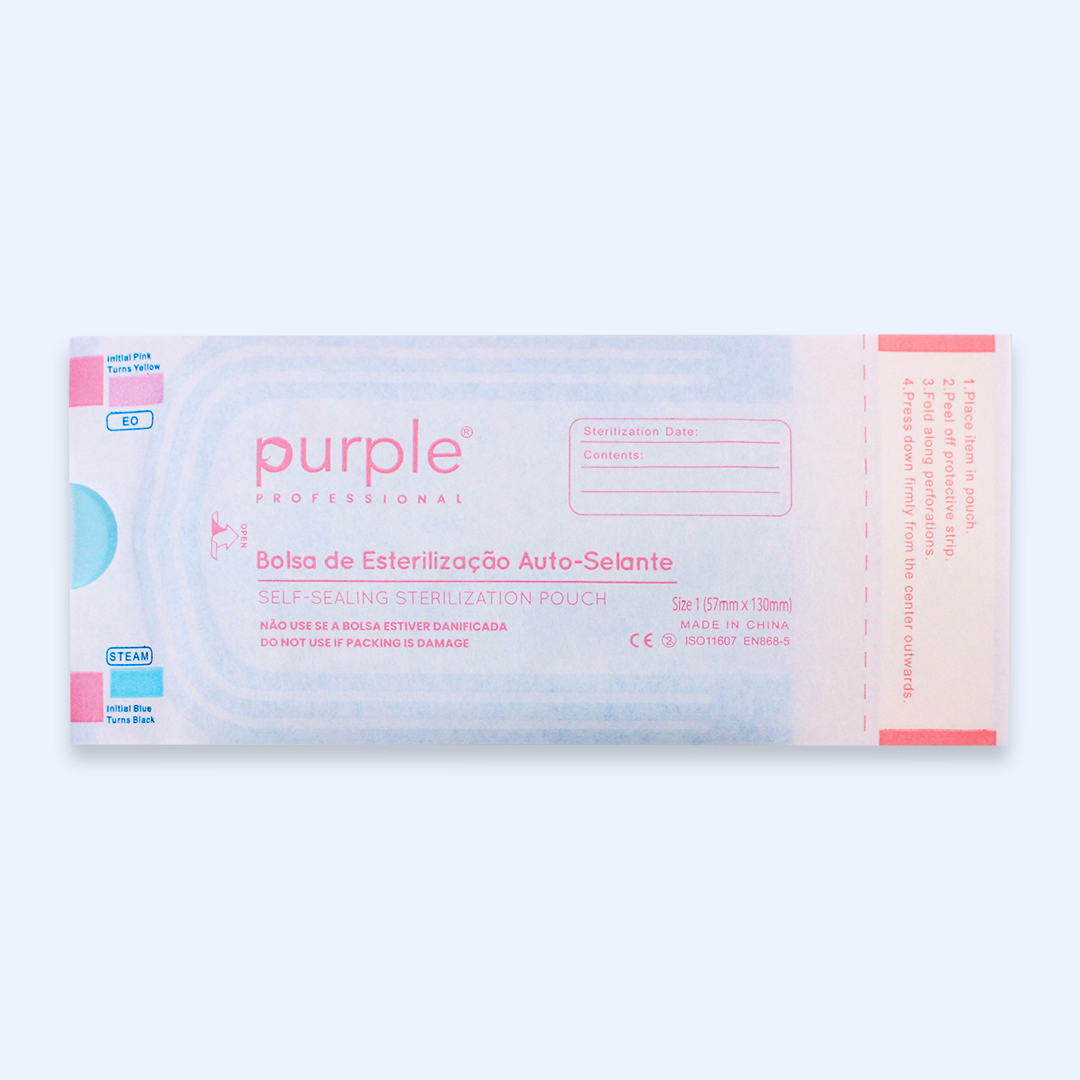 Bolsas de Esterilização Auto-Selantes Purple