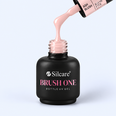Brush One Bottle Gel Silcare - Ash Blush