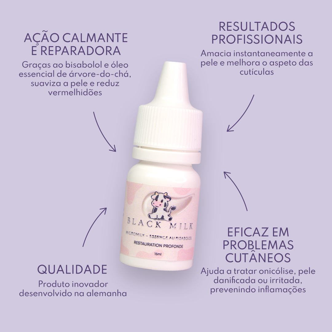 Cera Líquida de Cutículas Black Milk Smirnova