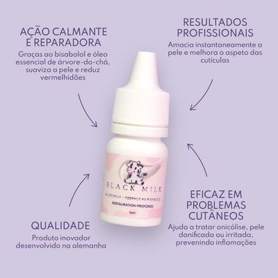 Cera Líquida de Cutículas Black Milk Smirnova