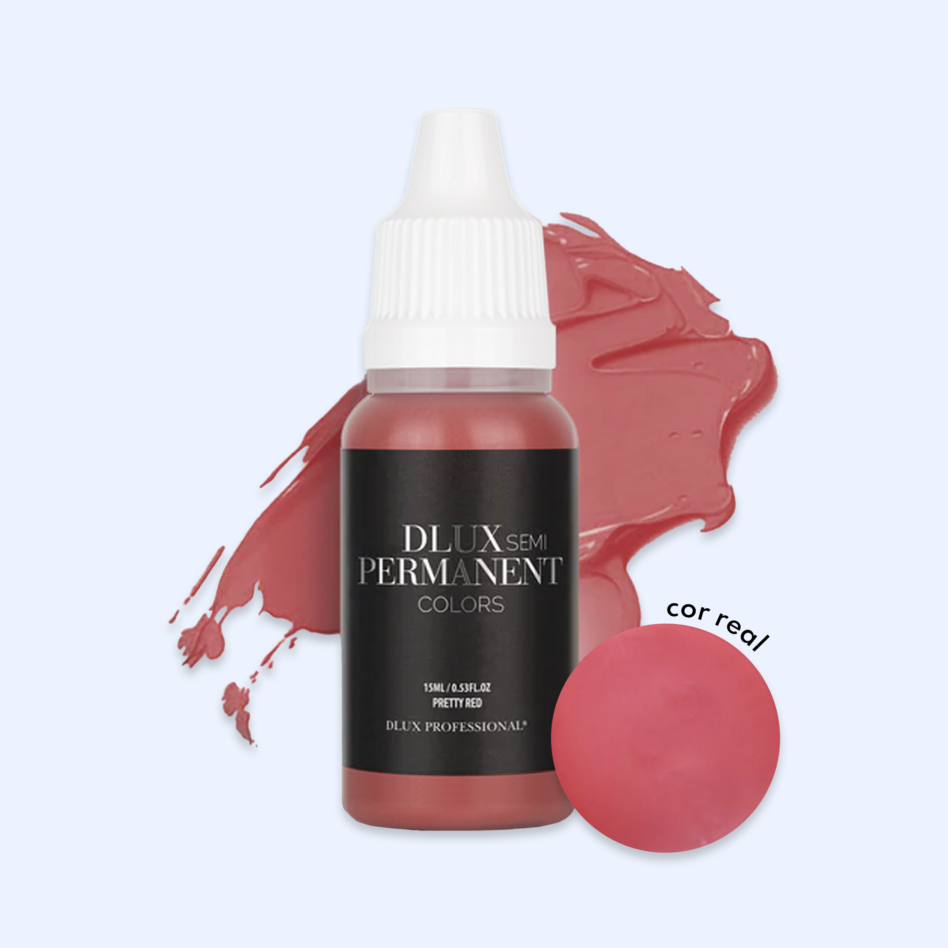 Dlux Micro Pigmento para Lábios - Pink Red