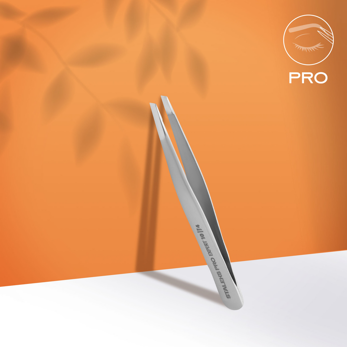 Pinça para sobrancelhas Staleks EXPERT 10 TYPE 4