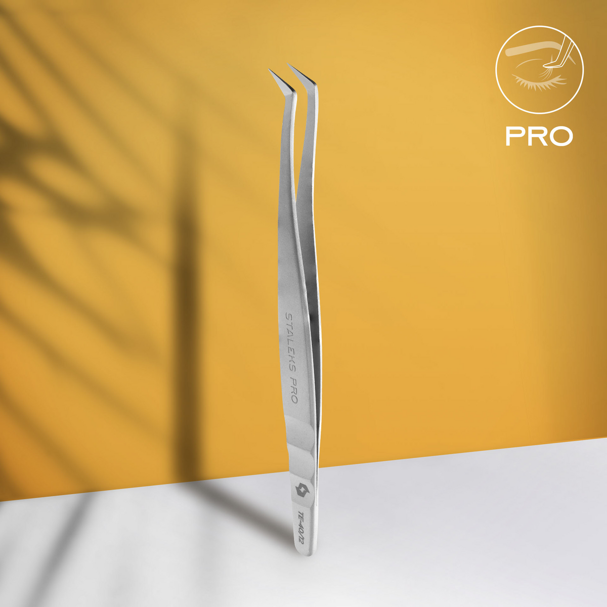 Pinça para extensão de pestanas Staleks EXPERT 40 TYPE 12