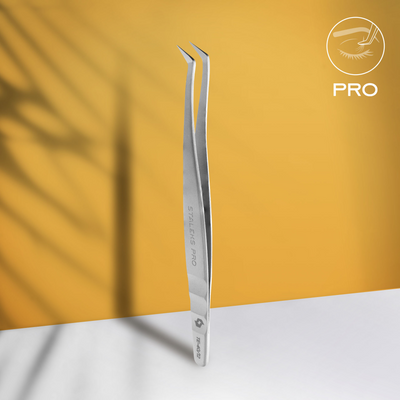 Pinça para extensão de pestanas Staleks EXPERT 40 TYPE 12