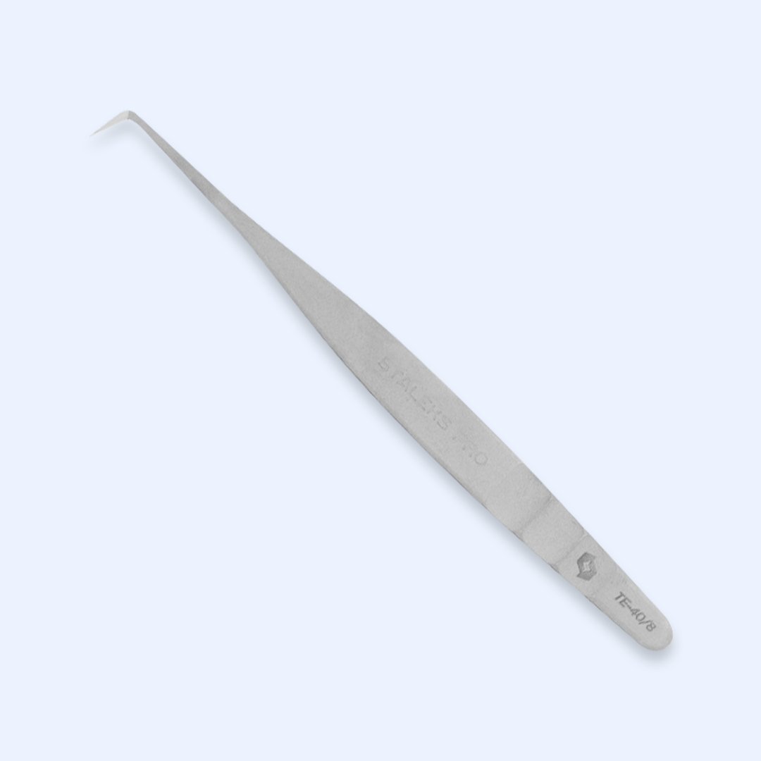 Pinça para extensão de pestanas Staleks EXPERT 40 TYPE 8