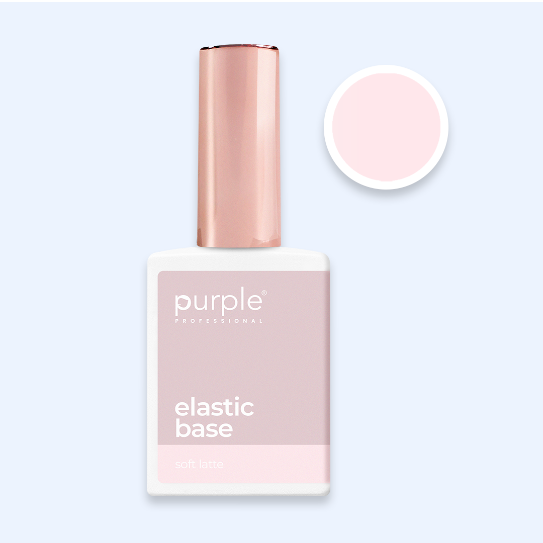 Elastic Base Purple - Soft Latte