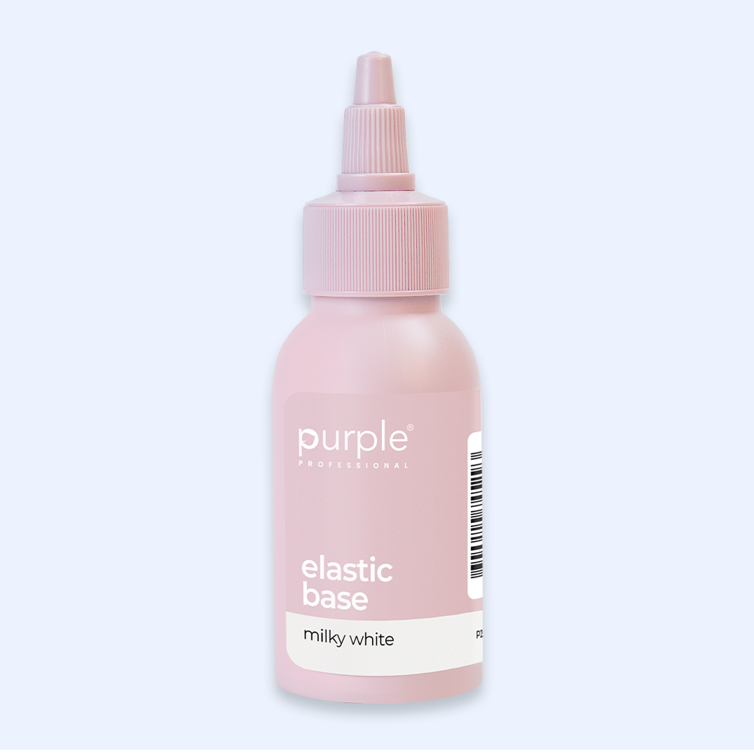 Elastic Base Milky White - Purple