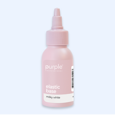 Elastic Base Milky White - Purple
