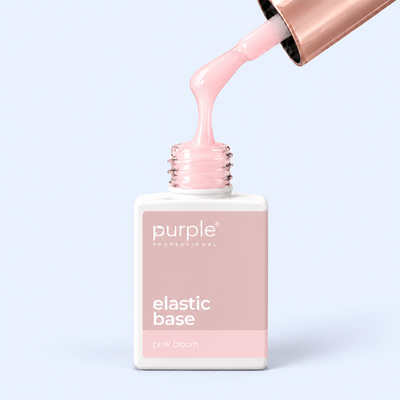 Elastic Base Pink Bloom - Purple