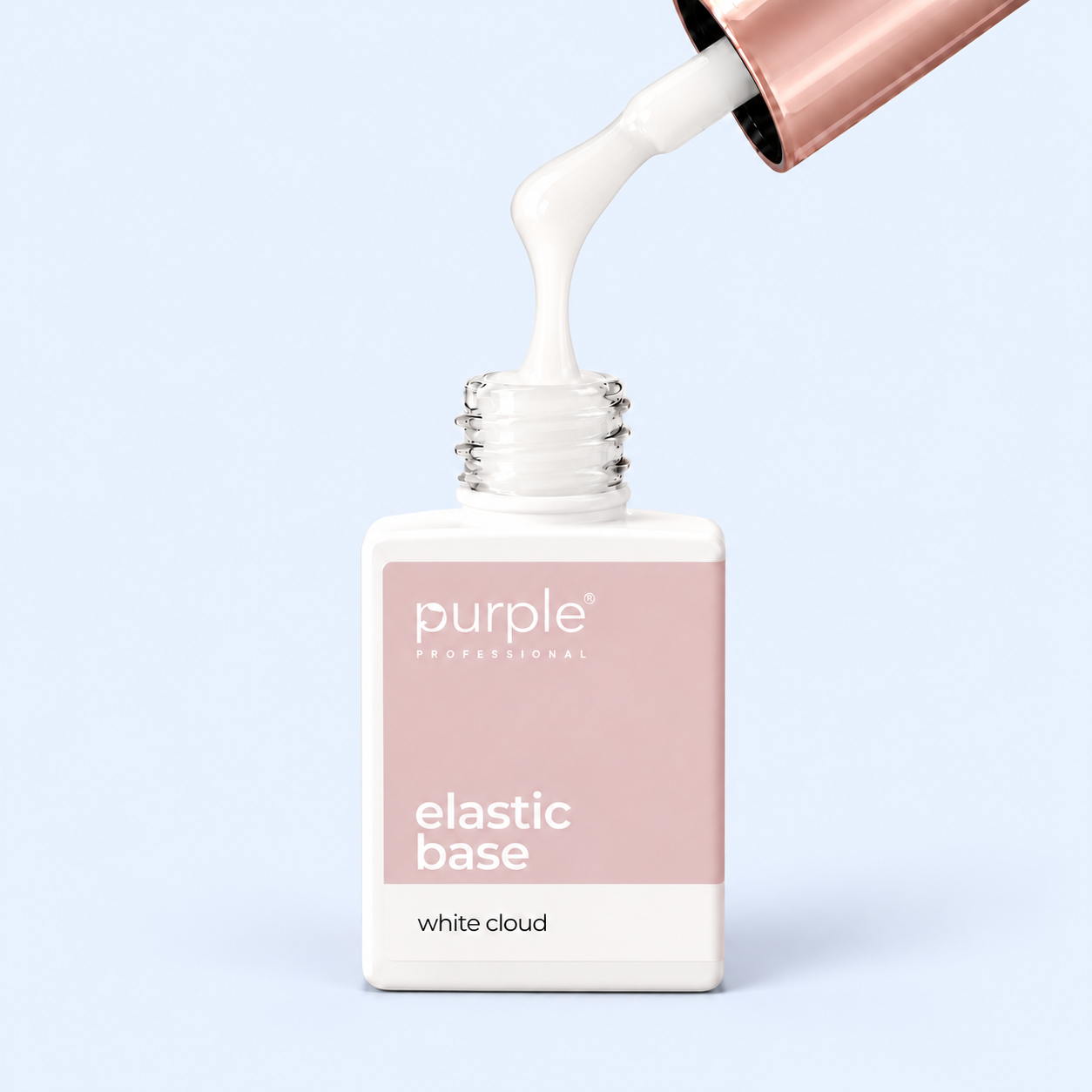 Elastic Base White Cloud - Purple