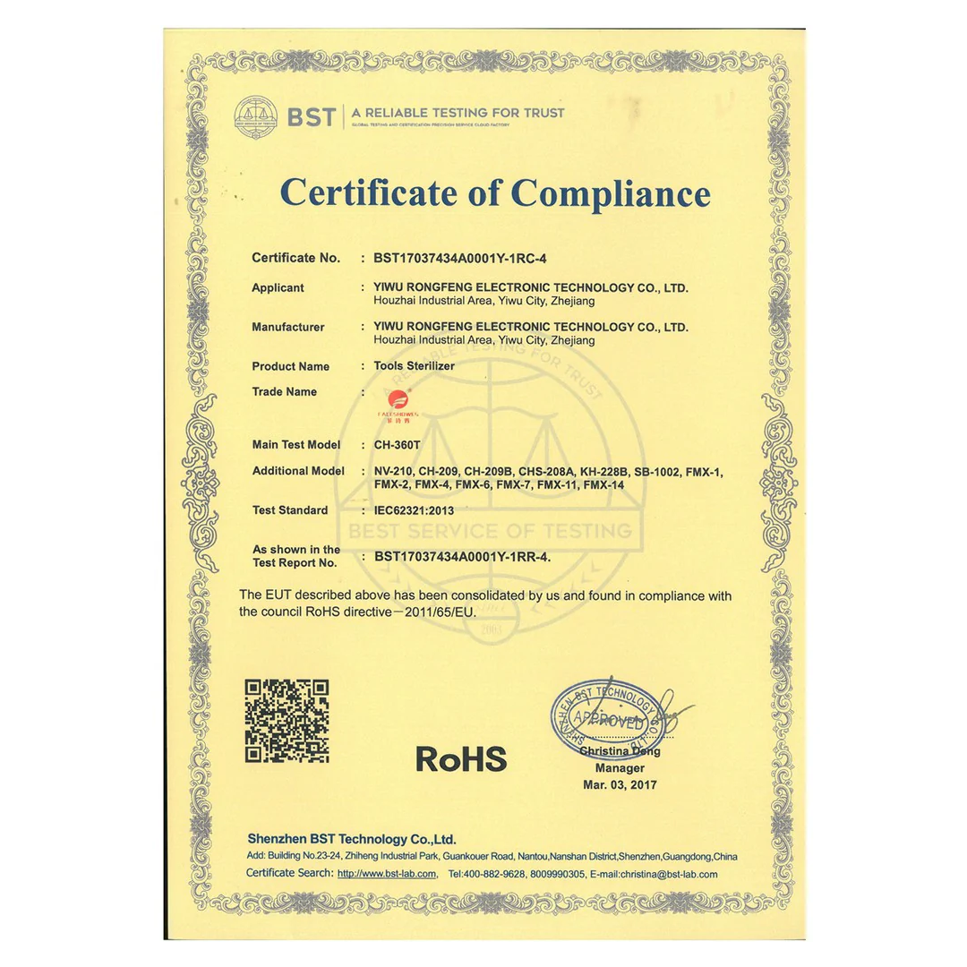 Esterilizador calor seco de alta temperatura