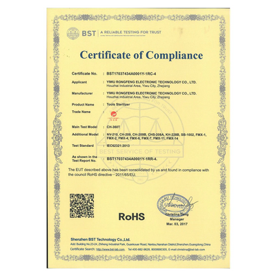 Esterilizador calor seco de alta temperatura