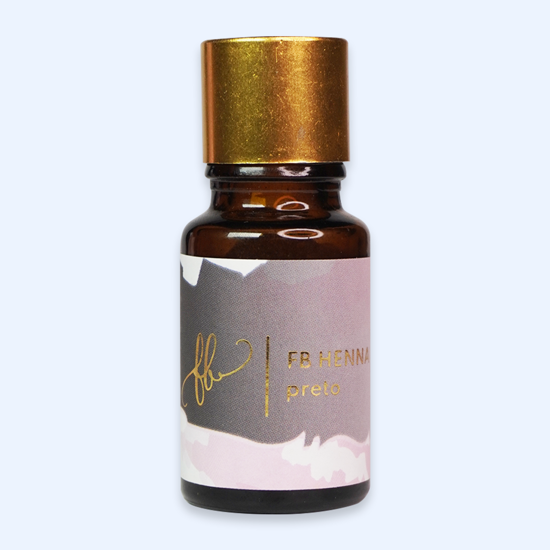 FB Henna Pigmento Preto - Henna para Sobrancelhas