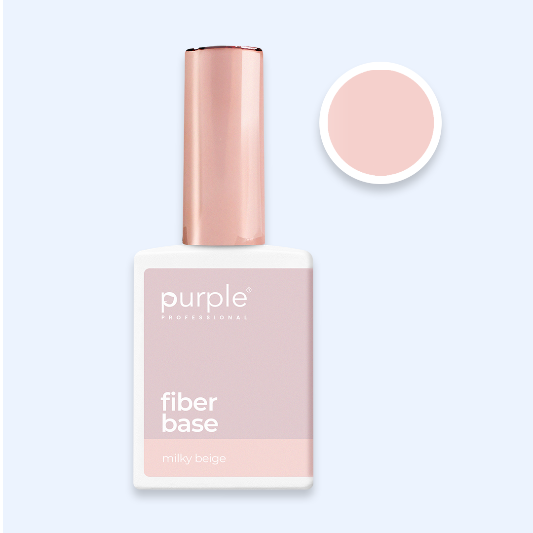 Fiber Base Milky Beige - Purple