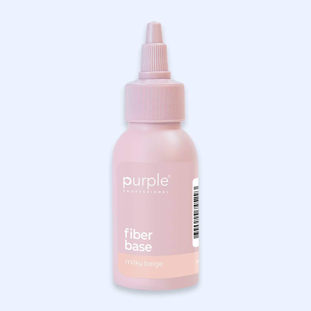 Fiber Base Milky Beige - Purple