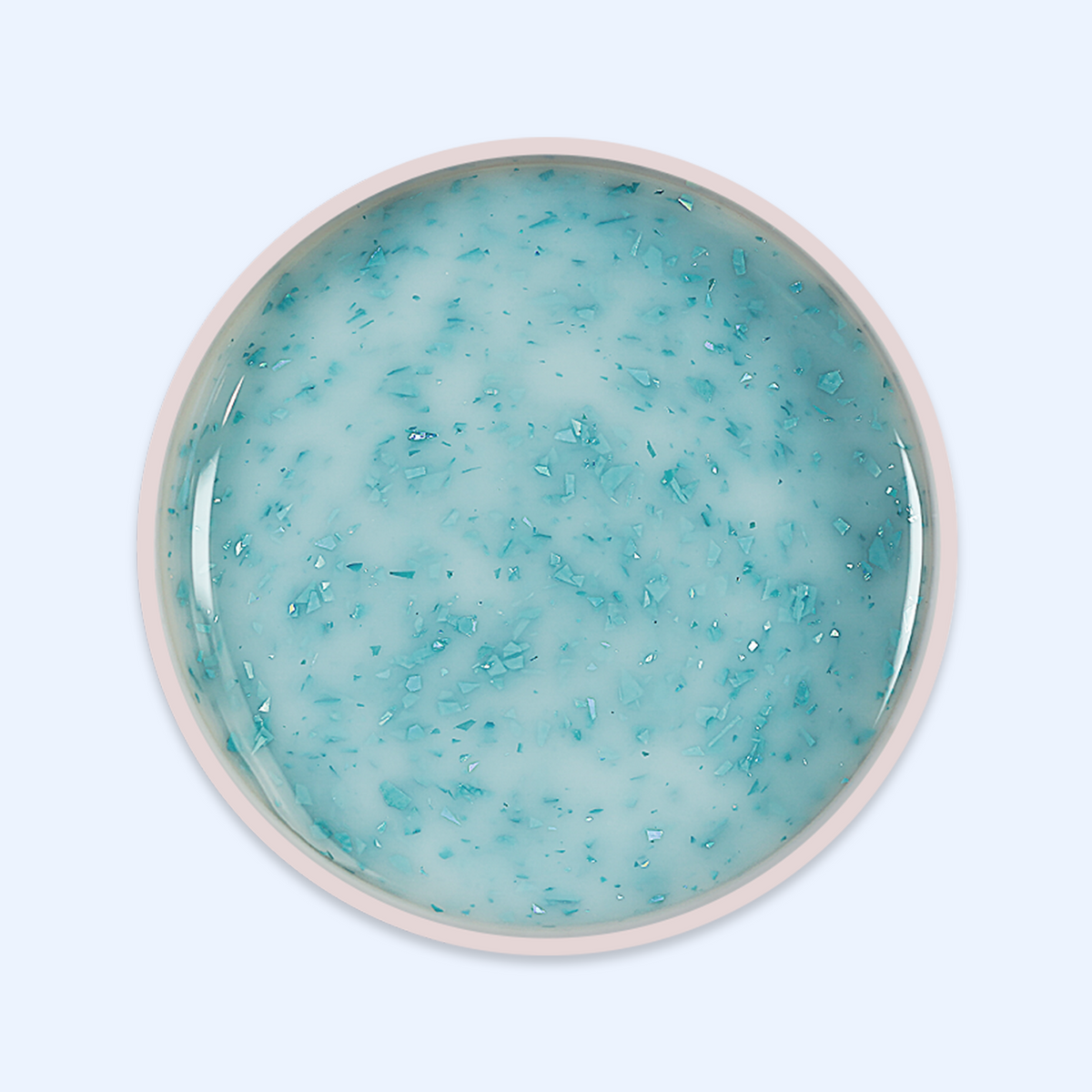 Gel Builder Pudding Marmor Blue Water - Purple