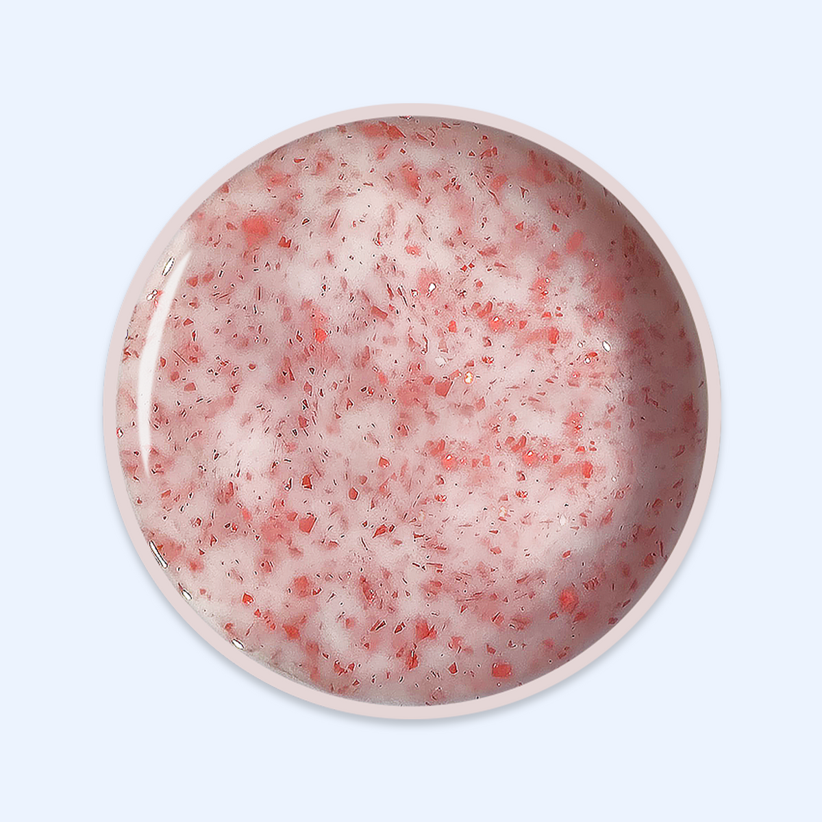 Gel Builder Pudding Marmor Red Glaze - Purple
