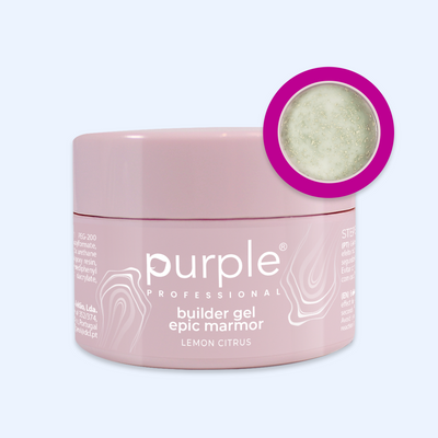 Gel Builder Epic Marmor Lemon Citrus - Purple