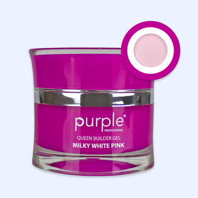 Gel Builder Milky White Pink - Purple