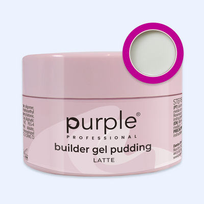 Gel Builder Pudding Latte - Purple