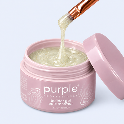 Gel Builder Epic Marmor Lemon Citrus - Purple
