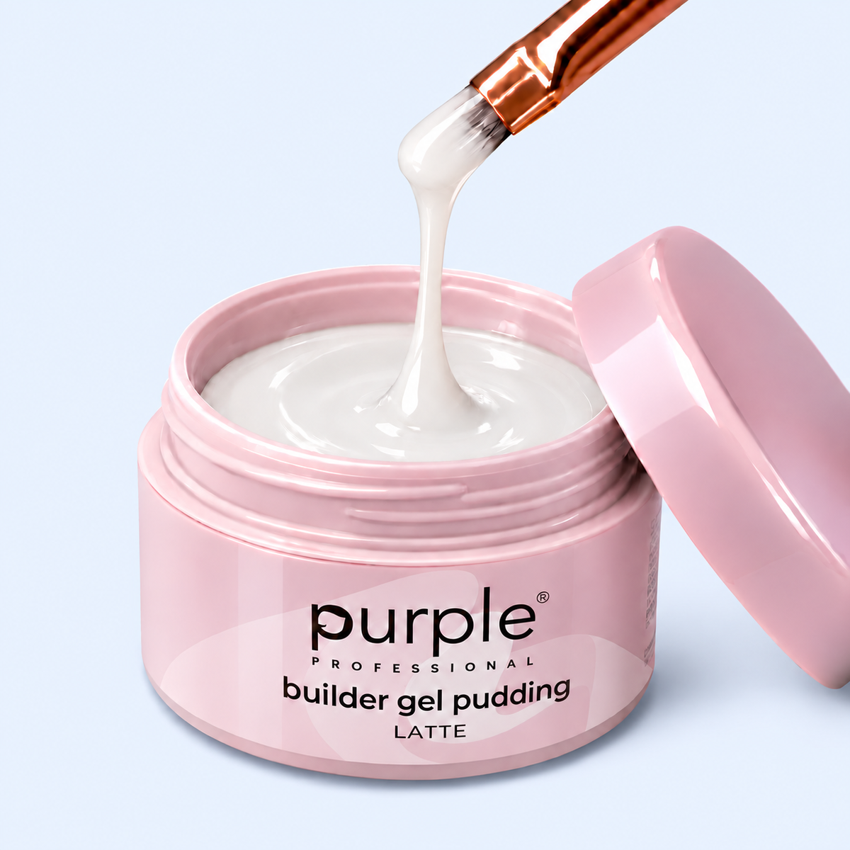 Gel Builder Pudding Latte - Purple