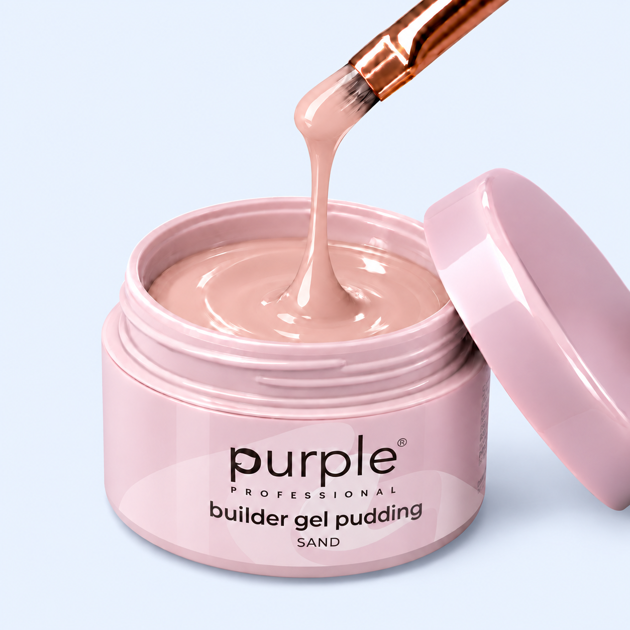 Gel Builder Pudding Sand - Purple