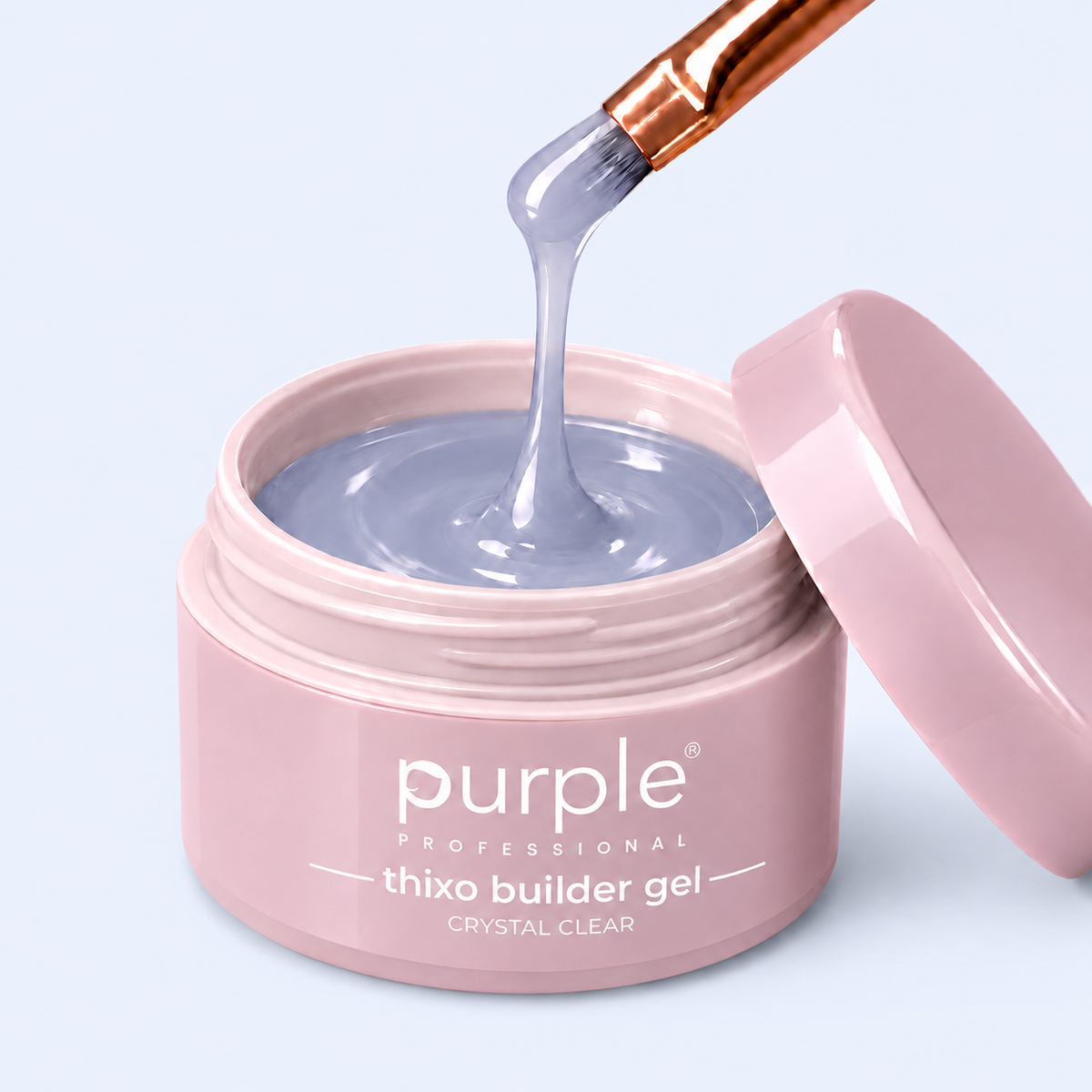 Gel Builder Thixo Crystal Clear - Purple