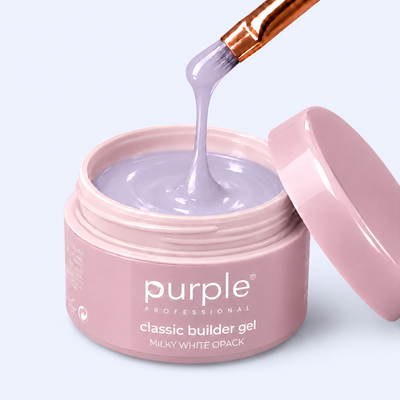 Gel Classic Builder Milky White Opack - Purple
