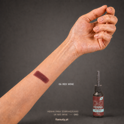 Henna para Sobrancelhas 06 Red Wine - OKO