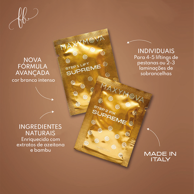 Individuais Supreme Lift x5 Sachet - Lash & Brows Maxymova